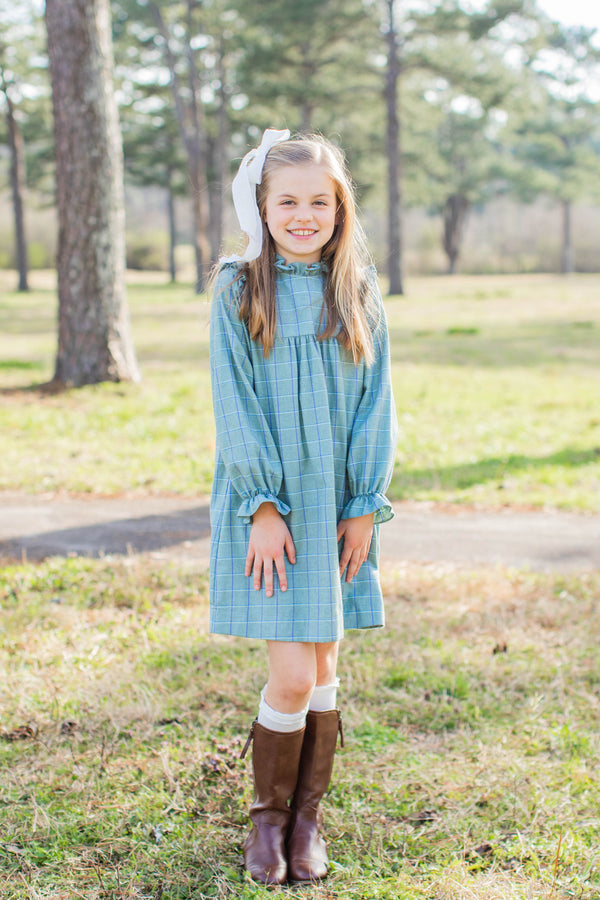 Josephine Dress in Wimbledon Plaid