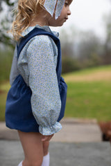 Allyson Top Long Sleeve in La Flor Blue