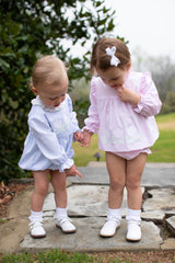 Turn Down Socks with Eyelet Edge in White