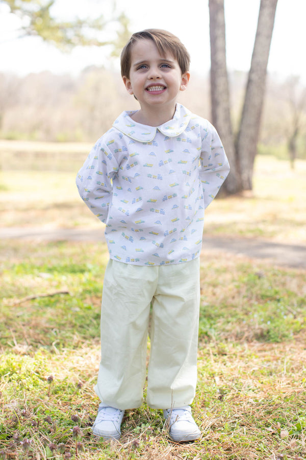 David Shirt Long Sleeve w/ Elastic in Bumper to Bumper