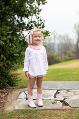 Bloomer Panties in Bitty Dot Pink Pique