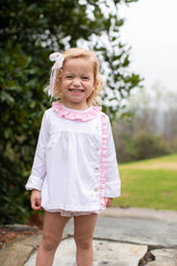 Bloomer Panties in Bitty Dot Pink Pique