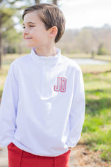 Dylan Knit Pullover Premium in White Knit