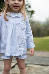 Bloomer Panties in Light Blue 1/8 Check