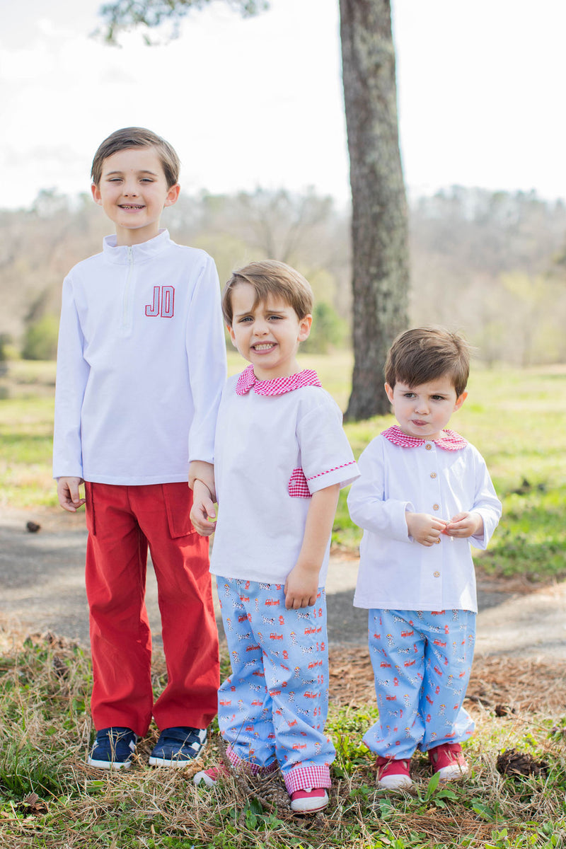 Cooper Pants in Cherry Red Corduroy