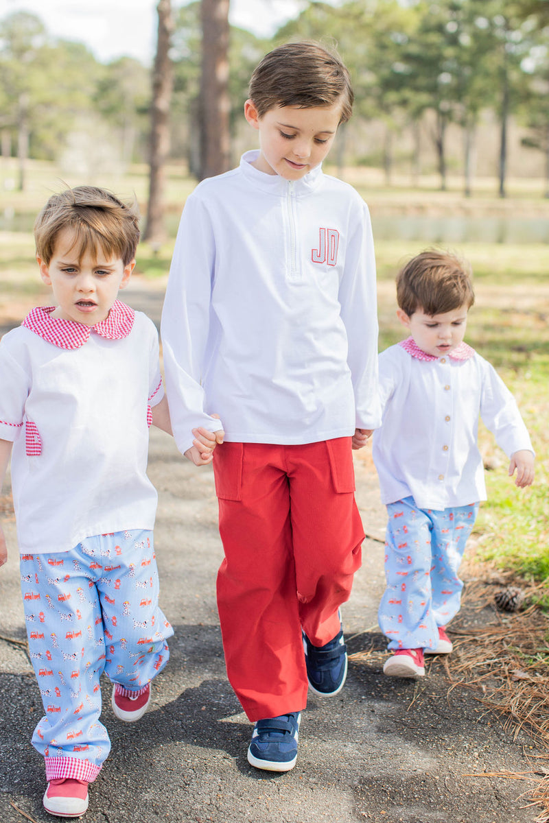 Cooper Pants in Cherry Red Corduroy