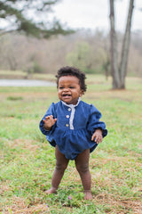 Ellie Bubble in Cadet Blue Non-Wrinkle Cord