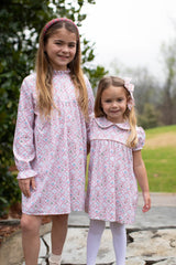Amy Dress in Nutcracker Toile Red