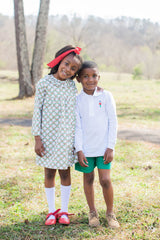 Boy Shorts in Kelly Corduroy