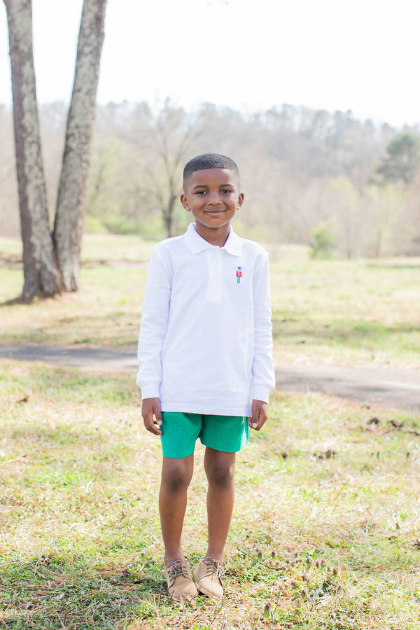 Boy Shorts in Kelly Corduroy