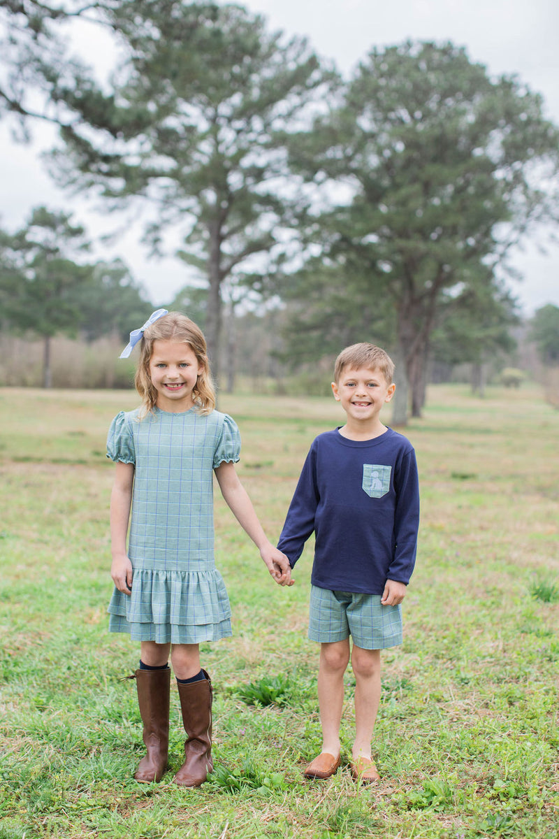 Boy Shorts in Wimbledon Plaid