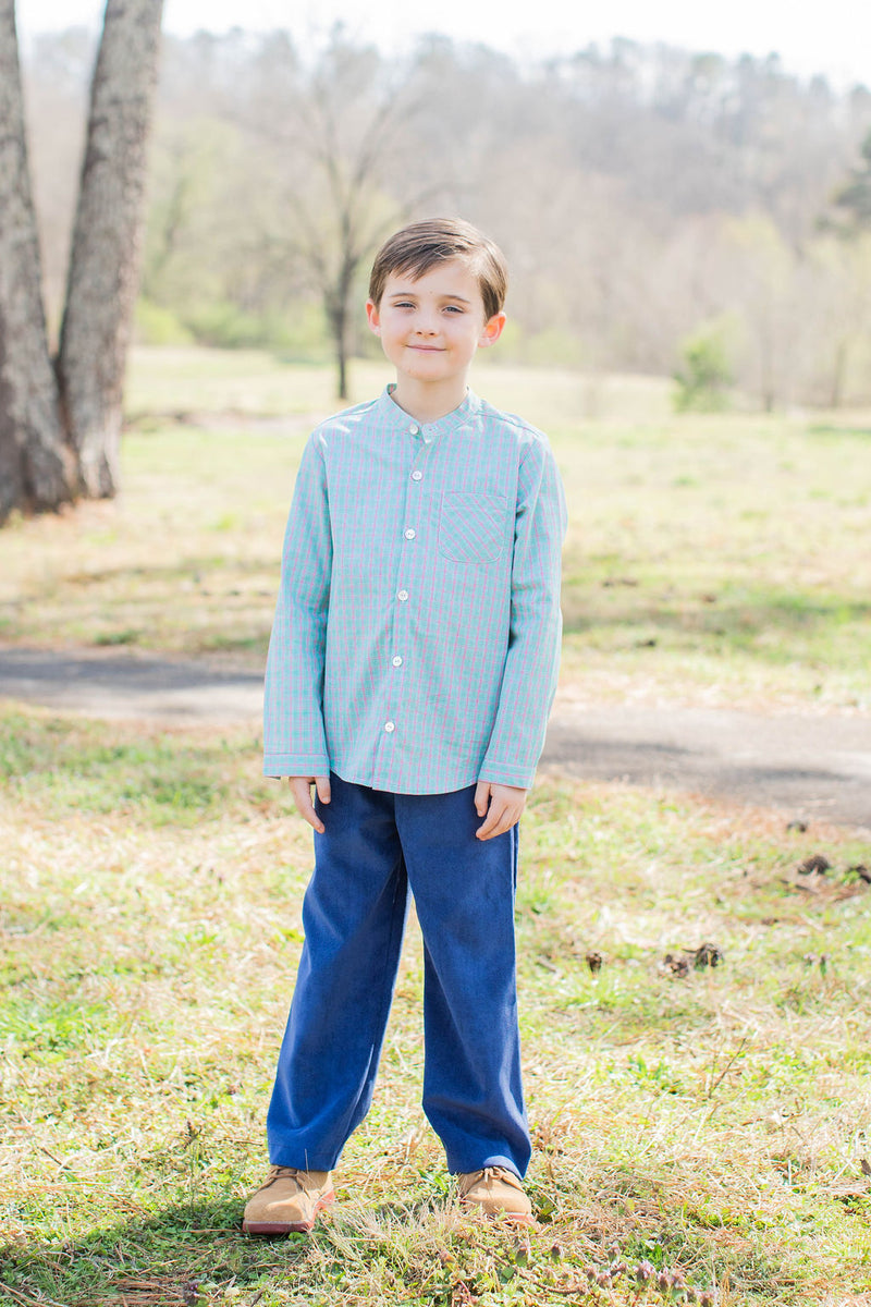 Tyson Shirt Long Sleeve in Christmas Plaid