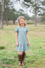 Betty Jane Dress in Wimbledon Plaid