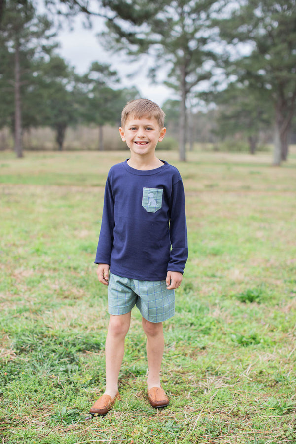 Boy Shorts in Wimbledon Plaid