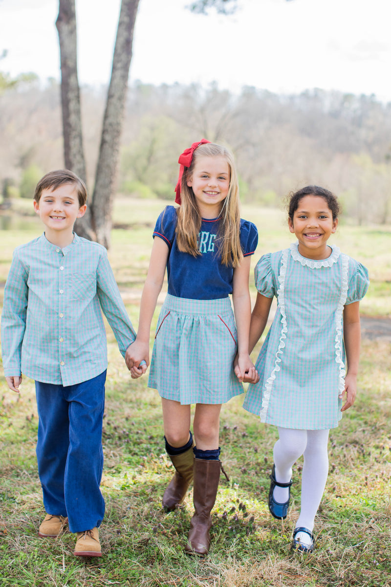 Patrick Pants in Cadet Blue Non-Wrinkle Corduroy