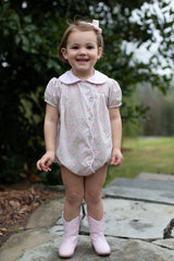 Brooke Scalloped Bubble in Betsy Ann Liberty Pink