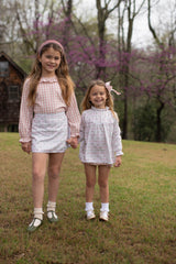 Bloomer Panties in Dusty Pink Check