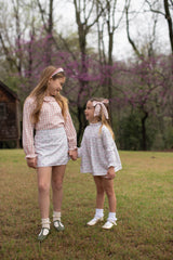 Avery Top Long Sleeve in Bows & Blooms