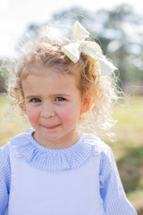 Allyson Top Long Sleeve in Light Blue 1/8 Check