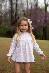 Avery Top Long Sleeve in Bows & Blooms