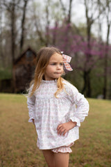 Bloomer Panties in Dusty Pink Check