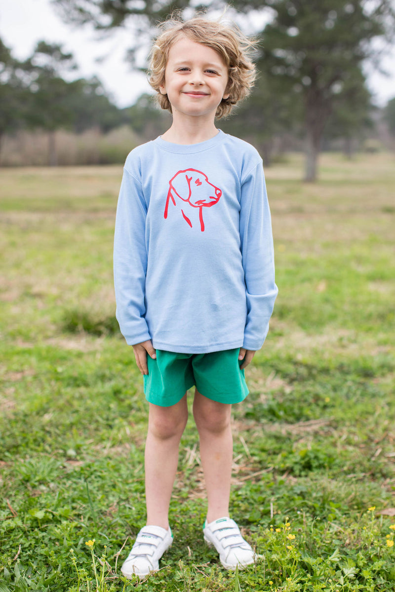 Boy Shorts in Kelly Corduroy