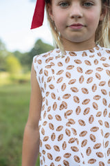 Coco Knit Dress Sleeveless Premium in Game Day Knit