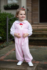 Greta Top Long Sleeve in Bitty Dot Red Pique