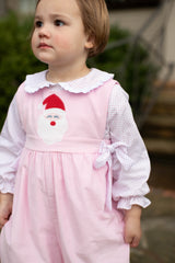 Greta Top Long Sleeve in Bitty Dot Red Pique
