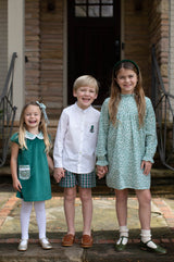 Boy Shorts in Red & Green Tartan