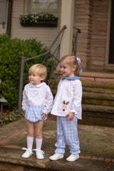 Bloomer Pants Long in Georgetown Plaid