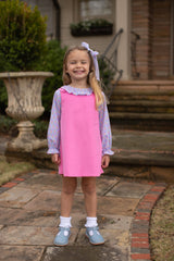 Mary Ann Jumper in Hot Pink Corduroy