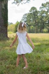 Mary Reddoch Dress Sleeveless in Watercolor Mermaids
