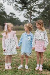 Allyson Top Long Sleeve in Christmas Tree Pink