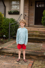 Tyson Shirt Long Sleeve in Christmas Plaid