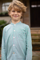 Tyson Shirt Long Sleeve in Christmas Plaid