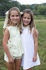 Lottie Shorts in University Yellow Oxford