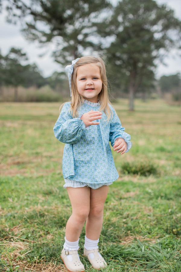 Annabelle Top Long Sleeve in Jayne Mini Block