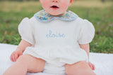 Finley Bubble Short Sleeve in Ivory Gauze