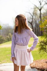 Avery Top Long Sleeve in Kate Mini Block