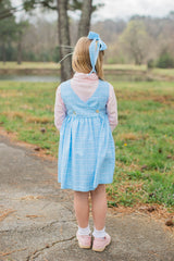 Frances Wrap Dress in Playdate Plaid