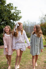 Annabelle Top Long Sleeve in Bows & Blooms