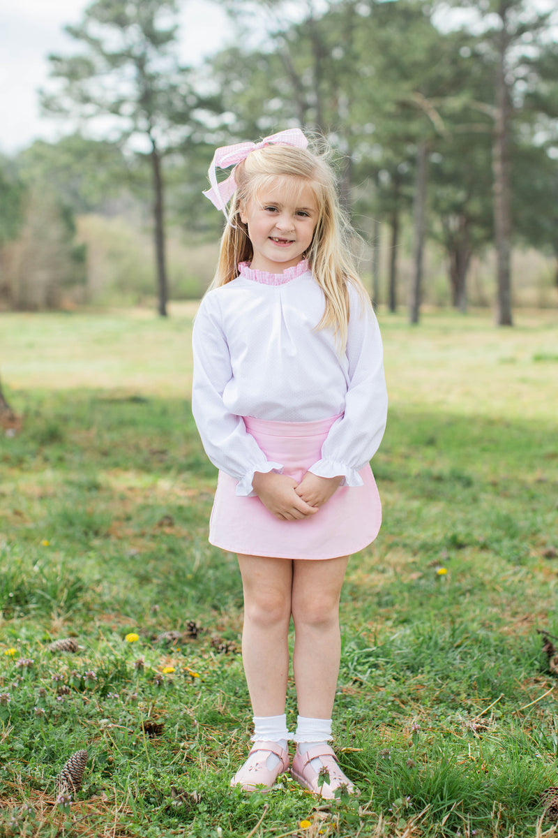 Sadie Skort in Baby Pink Corduroy