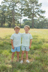 Cooper Shorts in Light Blue Pique