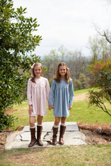 Erin Dress in Porcelain Velvet