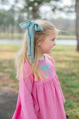 Erin Dress in Hot Pink Corduroy