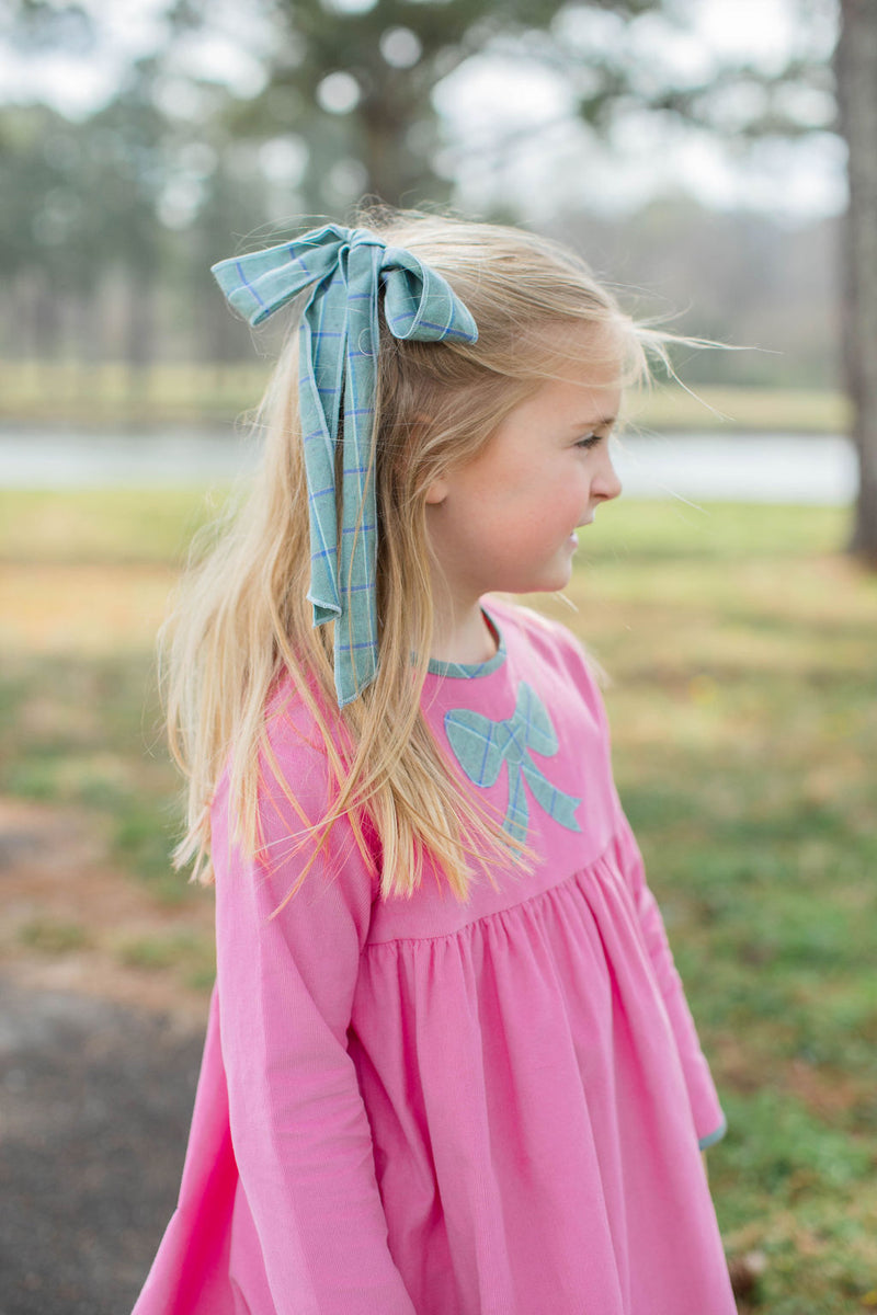 Erin Dress in Hot Pink Corduroy