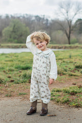 David Knit Shirt Long Sleeve Basic in Ecru Knit