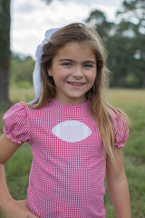 Betty Jane Dress in Red 1/8 Check