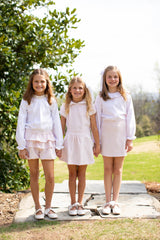 Sadie Skort in Ballet Pink Non-Wrinkle Corduroy